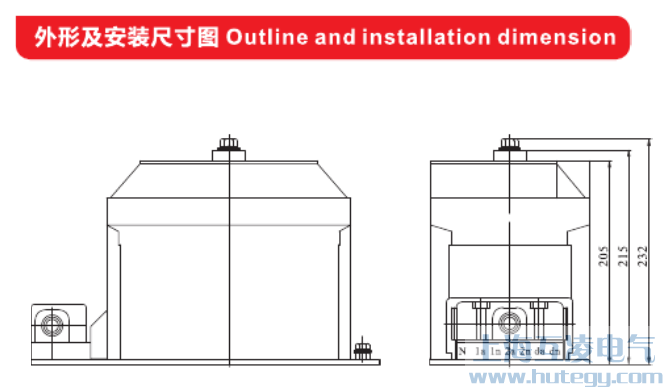 JDZ10-10 10000/100 0.5電(dian)流互感器(qi)尺寸圖